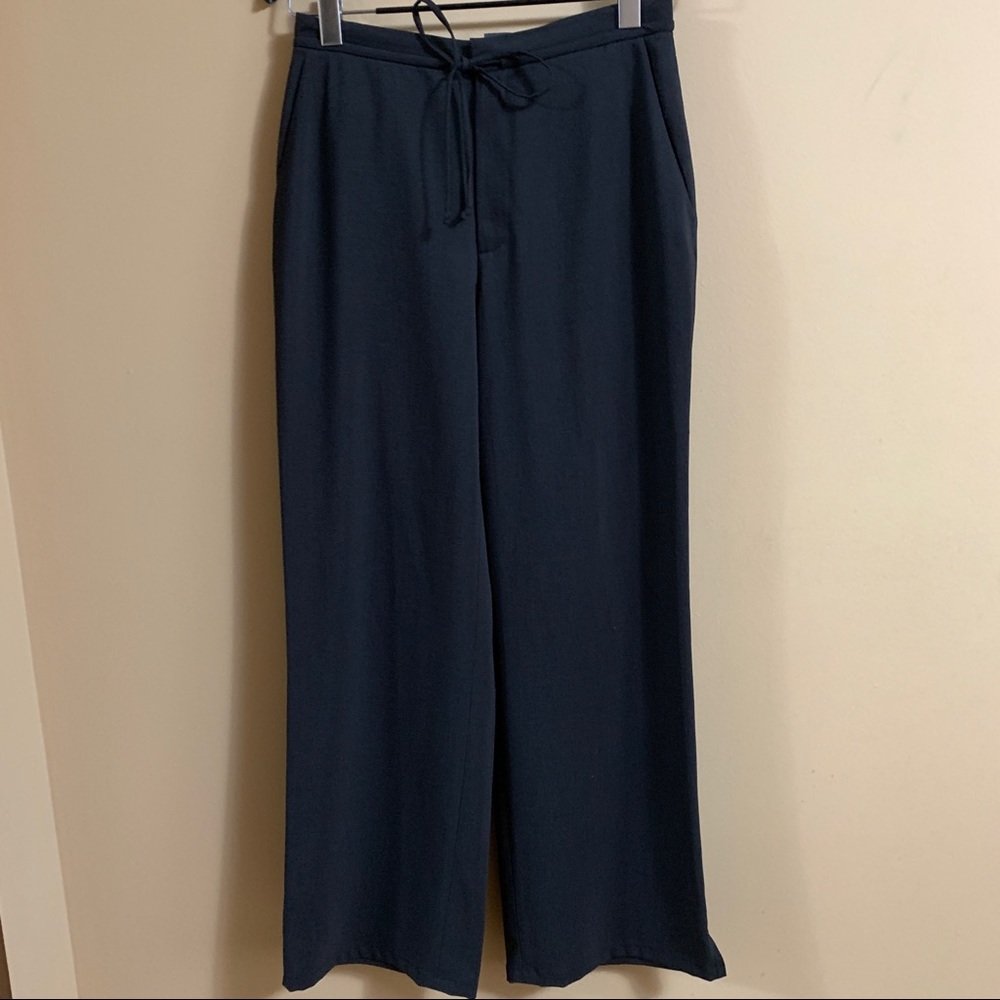 Banana Republic Brown High-Rise Pants with Split Hem